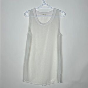 TNA White Sleeveless CoverUp
